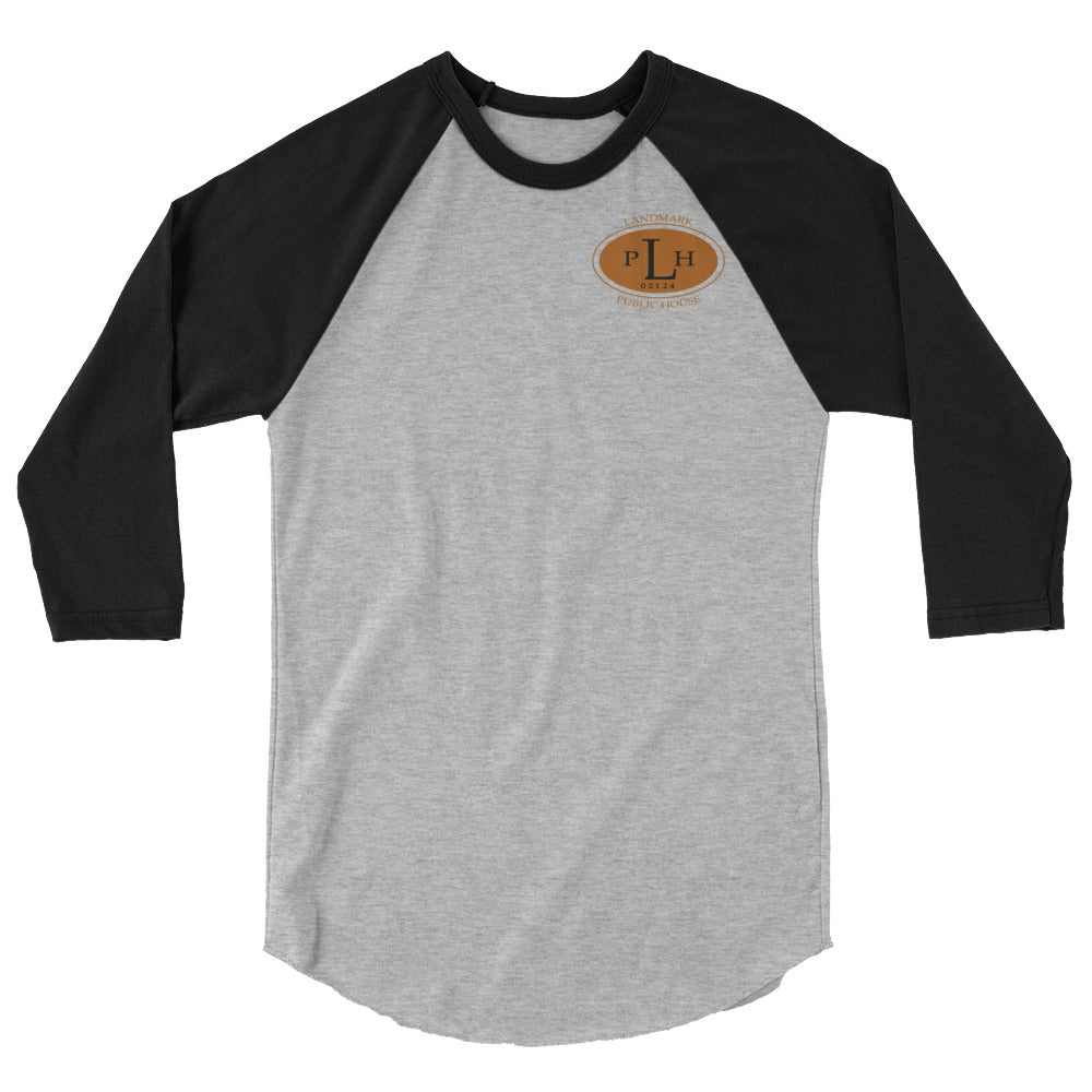 3/4 sleeve raglan shirt with LPH front logo