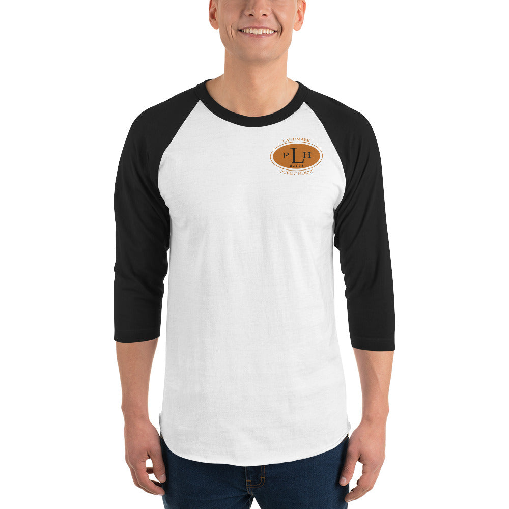 3/4 sleeve raglan shirt with LPH front logo