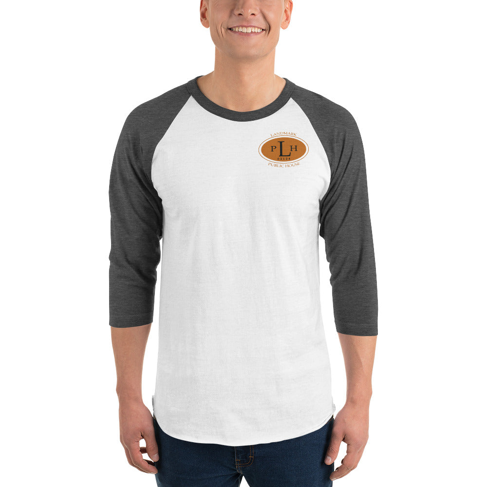 3/4 sleeve raglan shirt with LPH front logo