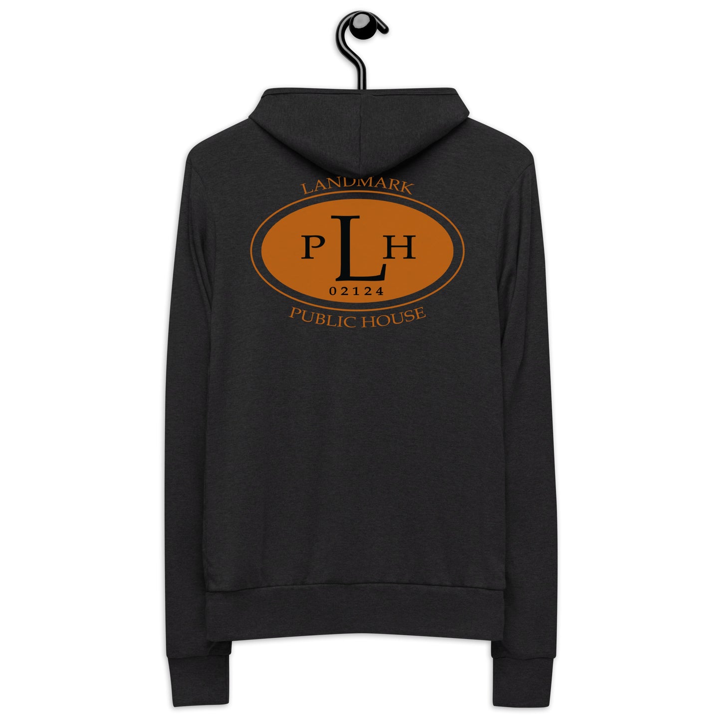 Unisex zip hoodie LPH front and back