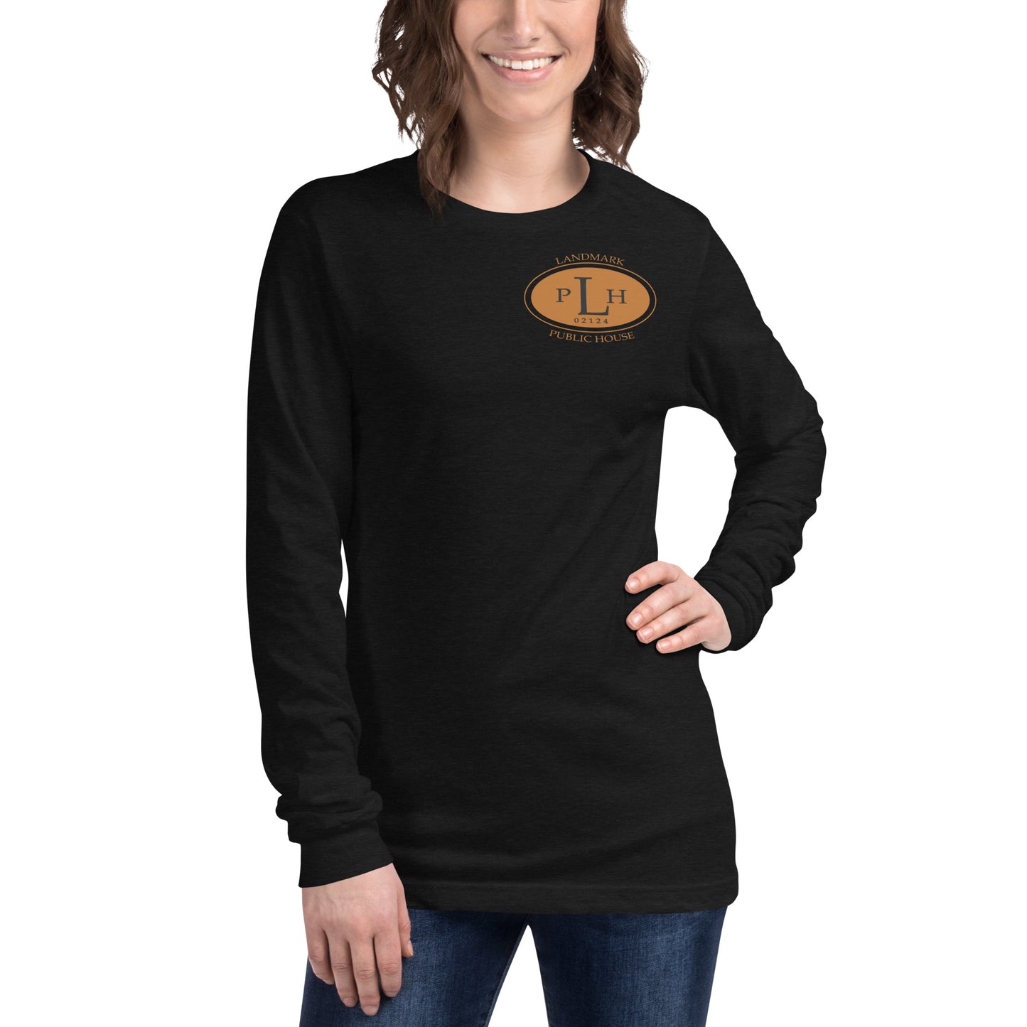 Unisex Long Sleeve Tee LPH Logo Front & Back Print